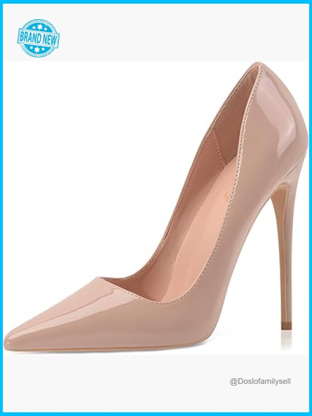 Pointed Toe Stilettos 4.7 Inch Heels Sexy Party Pumps Memory Foam